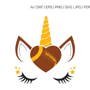 Unicorn SVG EPS. Vector Clipart Digital Silhouette and - Etsy