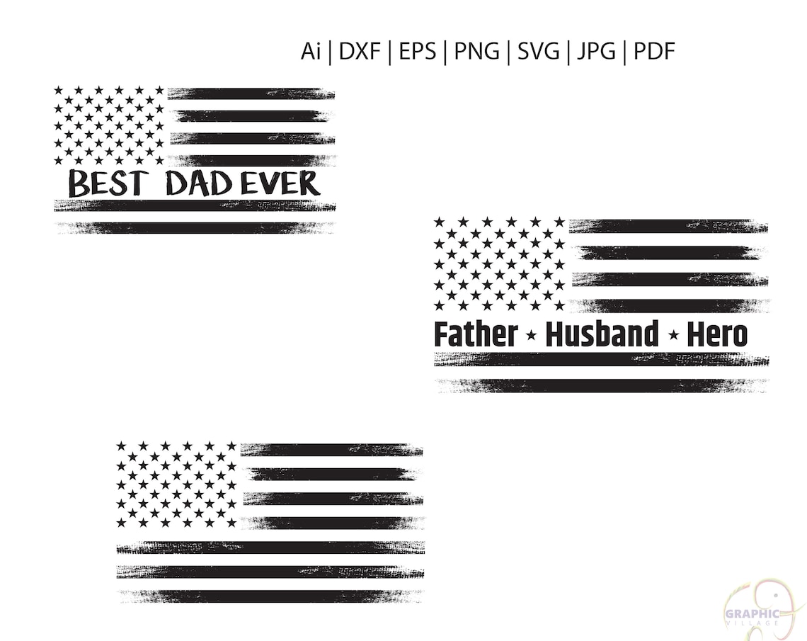 Download Father Day us Flag SVG SVG Files SVG for cricut svg for | Etsy