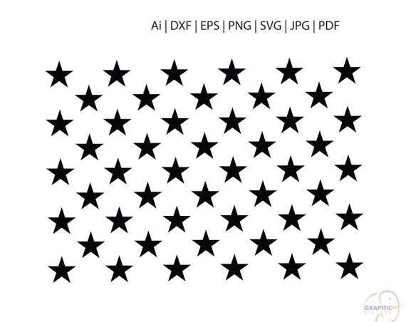 50 Star Svg Set Star Svg Icon Star Icon Vector 5 Point Etsy