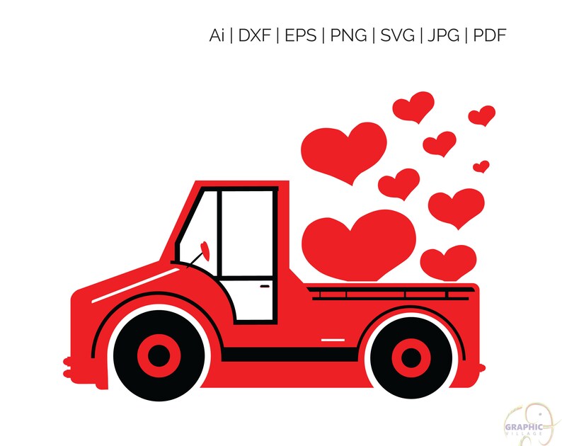 Free Free 154 Truck Love Svg SVG PNG EPS DXF File