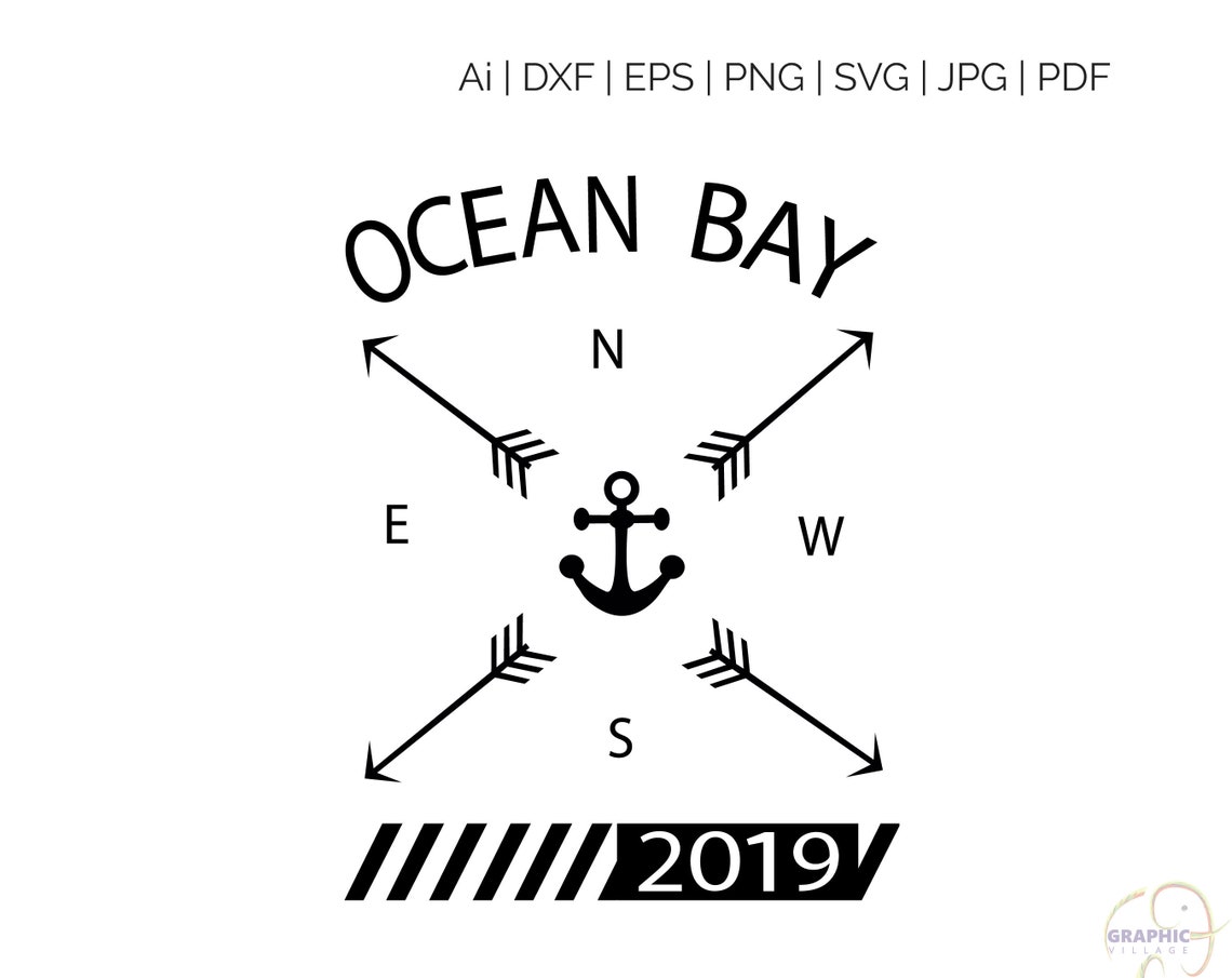 Anchor Arrow SVG EPS Vector Clipart Digital Silhouette and Etsy