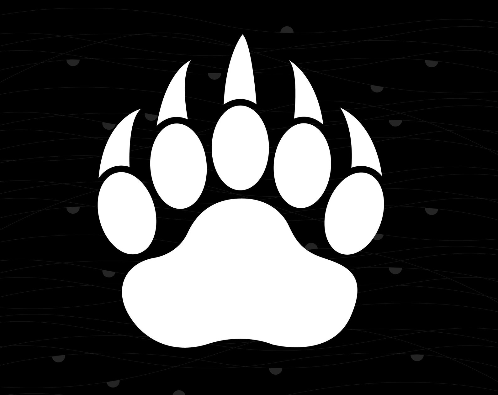 Bear Paw Bear Paws Logo Grizzly Bear Paw Print Black Bear - Etsy