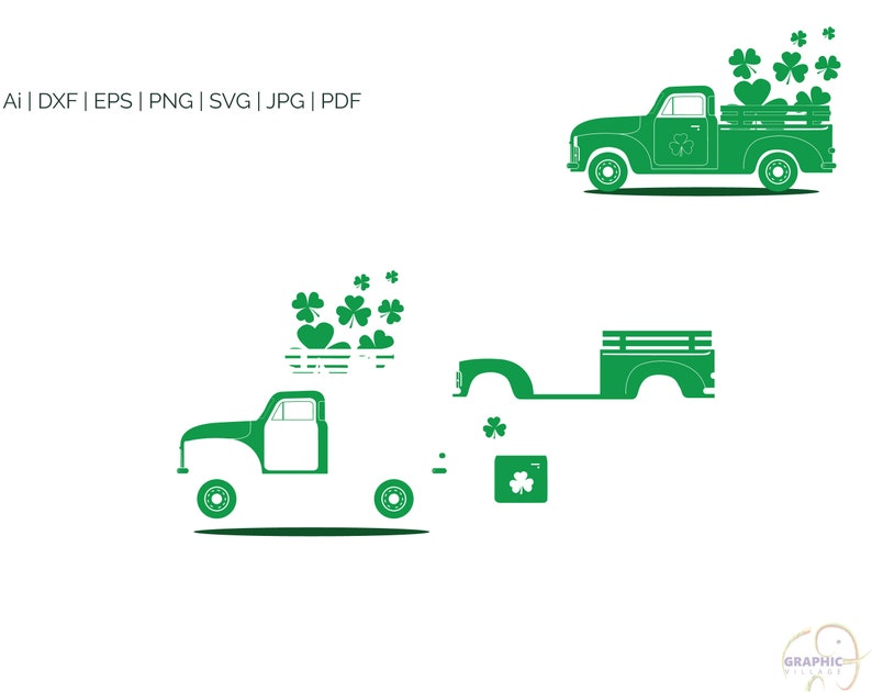 Free Free 171 Truck With Shamrocks Svg SVG PNG EPS DXF File