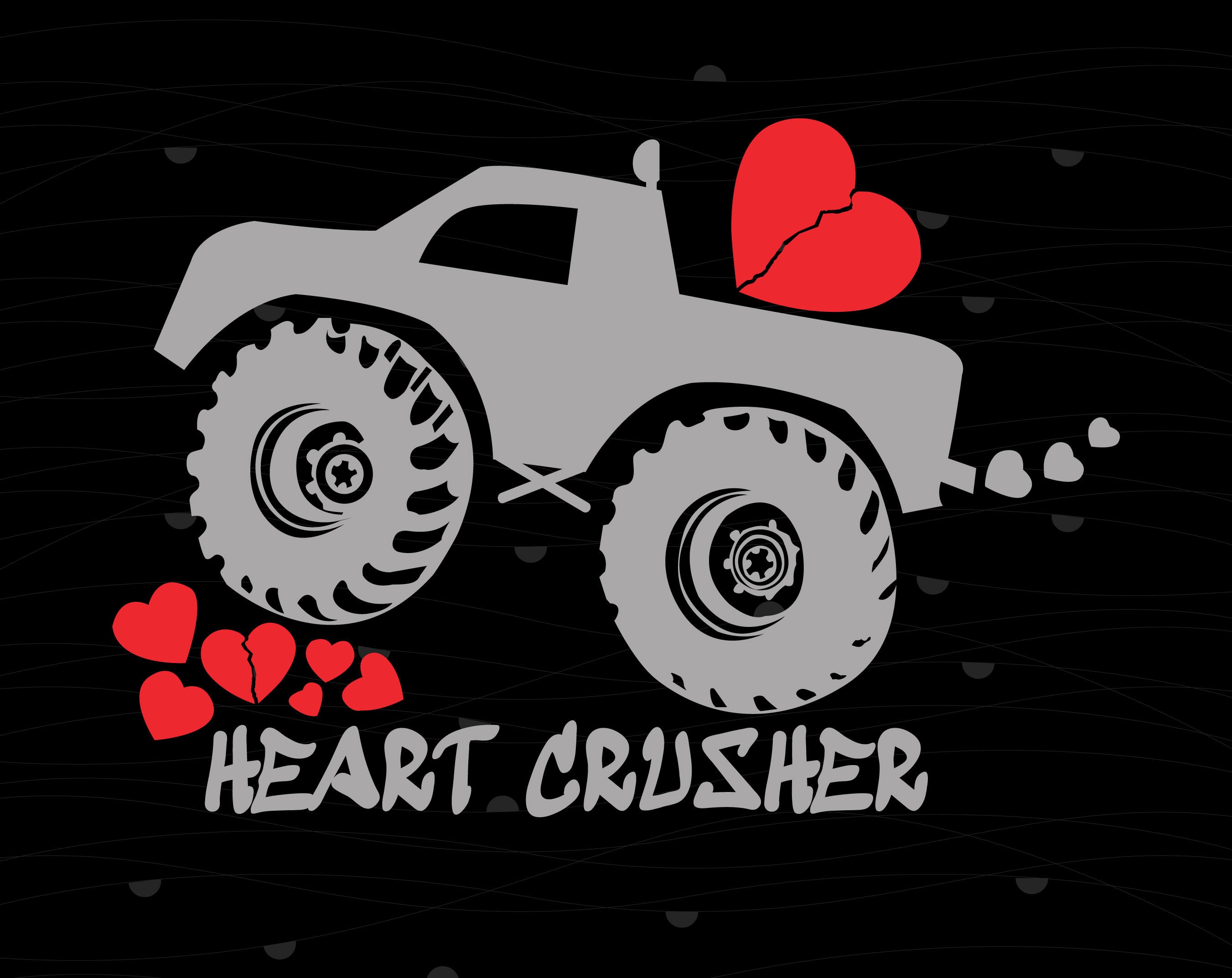 Heart Crusher SVG EPS. Vector Clipart Digital Silhouette and - Etsy Canada