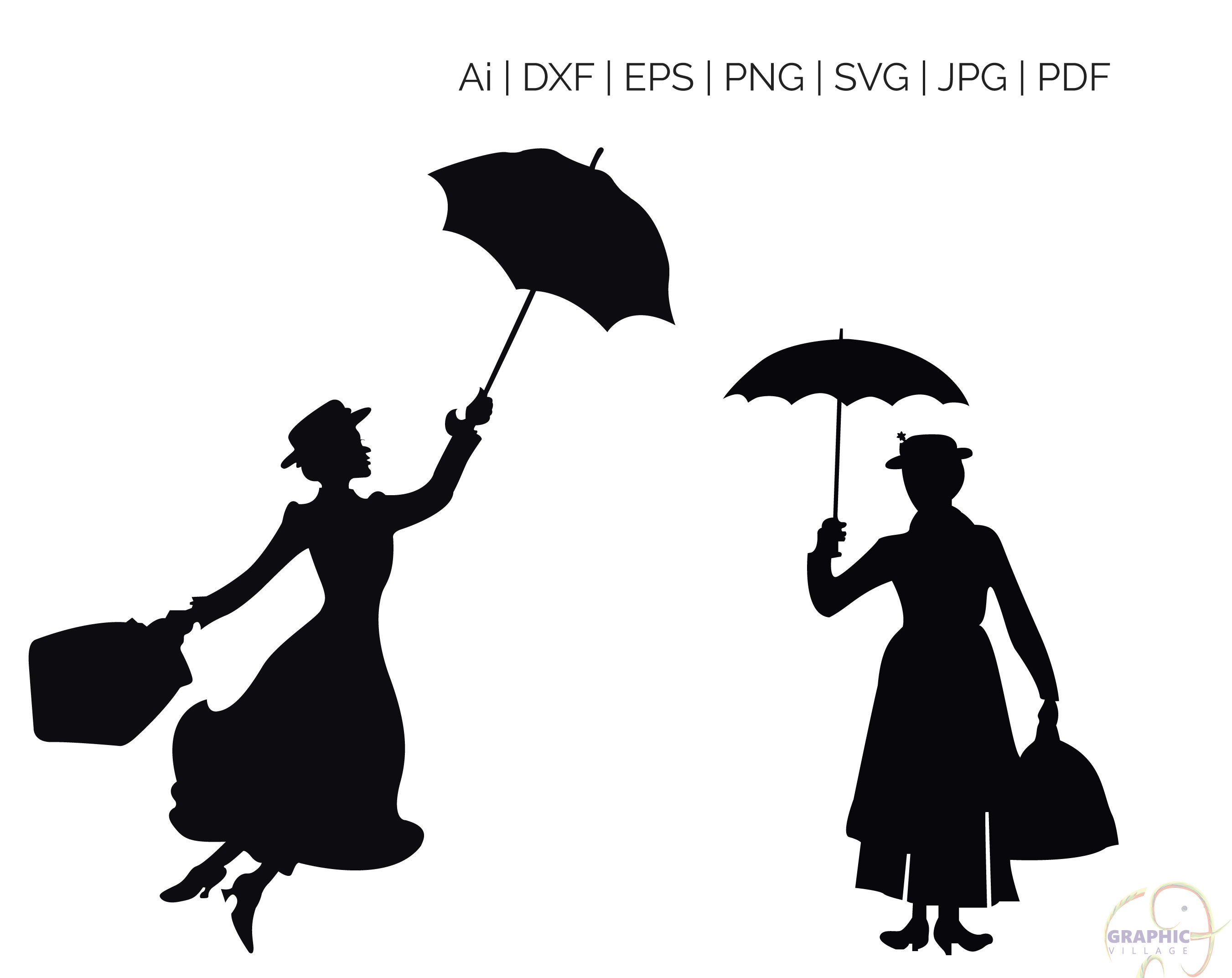 Download Mary Poppins Svg Mary Poppins Svg Free Mary Poppins Svg Etsy