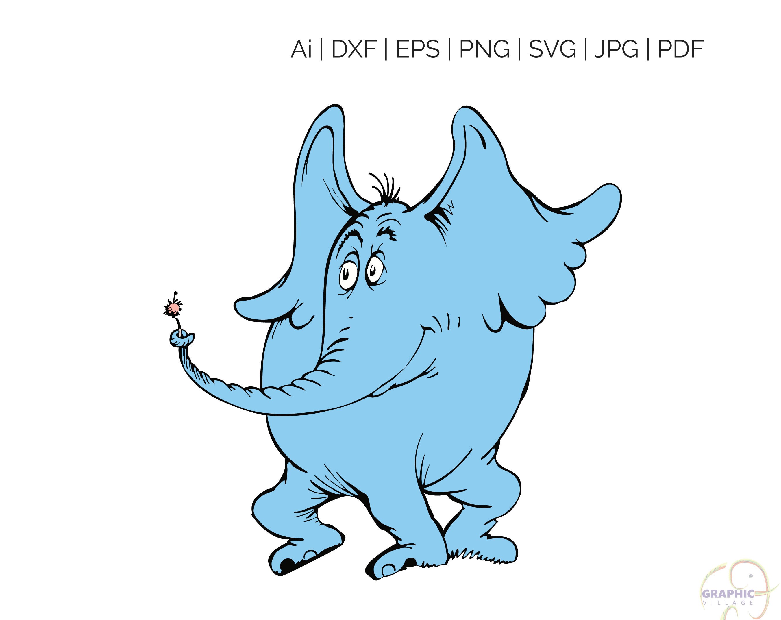 Free Free 50 Horton Elephant Svg SVG PNG EPS DXF File