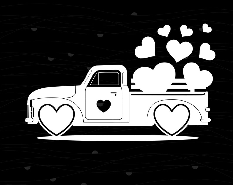 Free Free 330 Red Truck Valentine Svg SVG PNG EPS DXF File