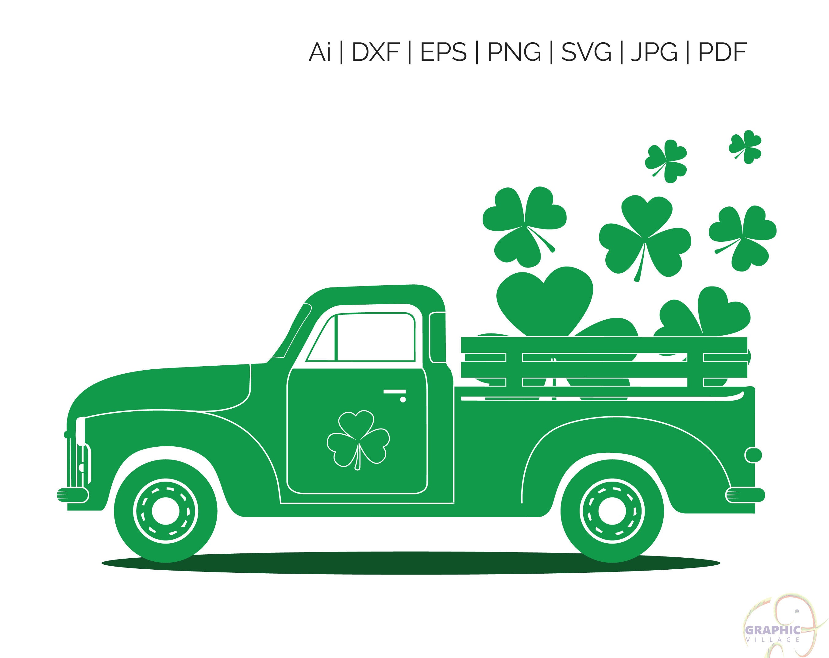 Free Free 108 Truck With Shamrocks Svg SVG PNG EPS DXF File