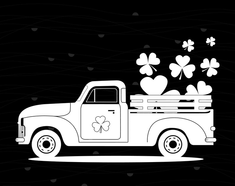 Free Free Truck With Shamrocks Svg 880 SVG PNG EPS DXF File