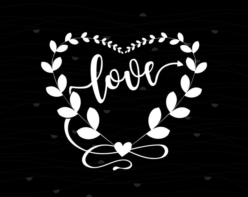 Download Love Arrow SVG Silhouette and Cricut Cut Cutting file svg | Etsy