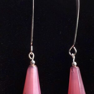 Pink Drop Earrings