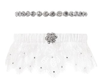 Boda Garter Bridal Garter Keepsake Garter Rhinestone Garter Toss Garter