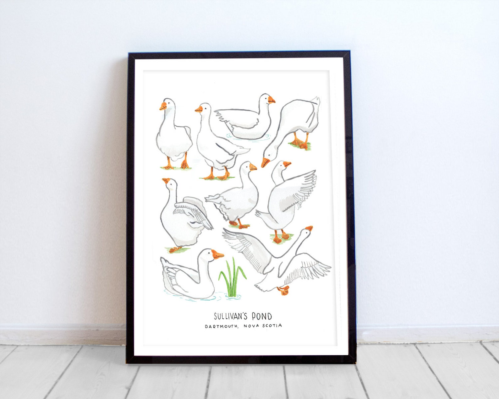 Sullivan's Pond Geese Digital Download Geese Dartmouth Etsy