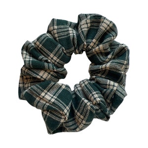 Plaid Scrunchie, Christmas Scrunchie, Tartan Scrunchie, Stocking Stuffer For Girls, Scrunchie, Scrunchies For Woman, Scrunchie Gift