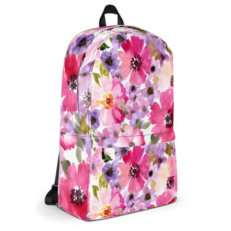 Wildflowers Backpack School Backpack Rucksack Boho Backpack Purse Backpack Backpack Women Laptop Backpack Hippie Flower Backpack
