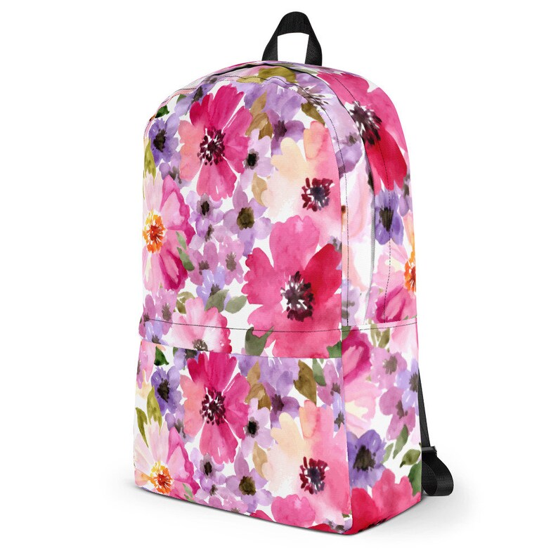Wildflowers Backpack School Backpack Rucksack Boho Backpack Purse Backpack Backpack Women Laptop Backpack Hippie Flower Backpack