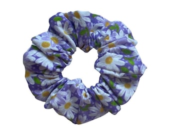 Blumen Scrunchie, Scrunchie, Scrunchies, Haargummi, Handgelenk krawatte, Blumen Scrunchie, Blumen Scrunchies, Blumen Armband, Brautjungfer Geschenk