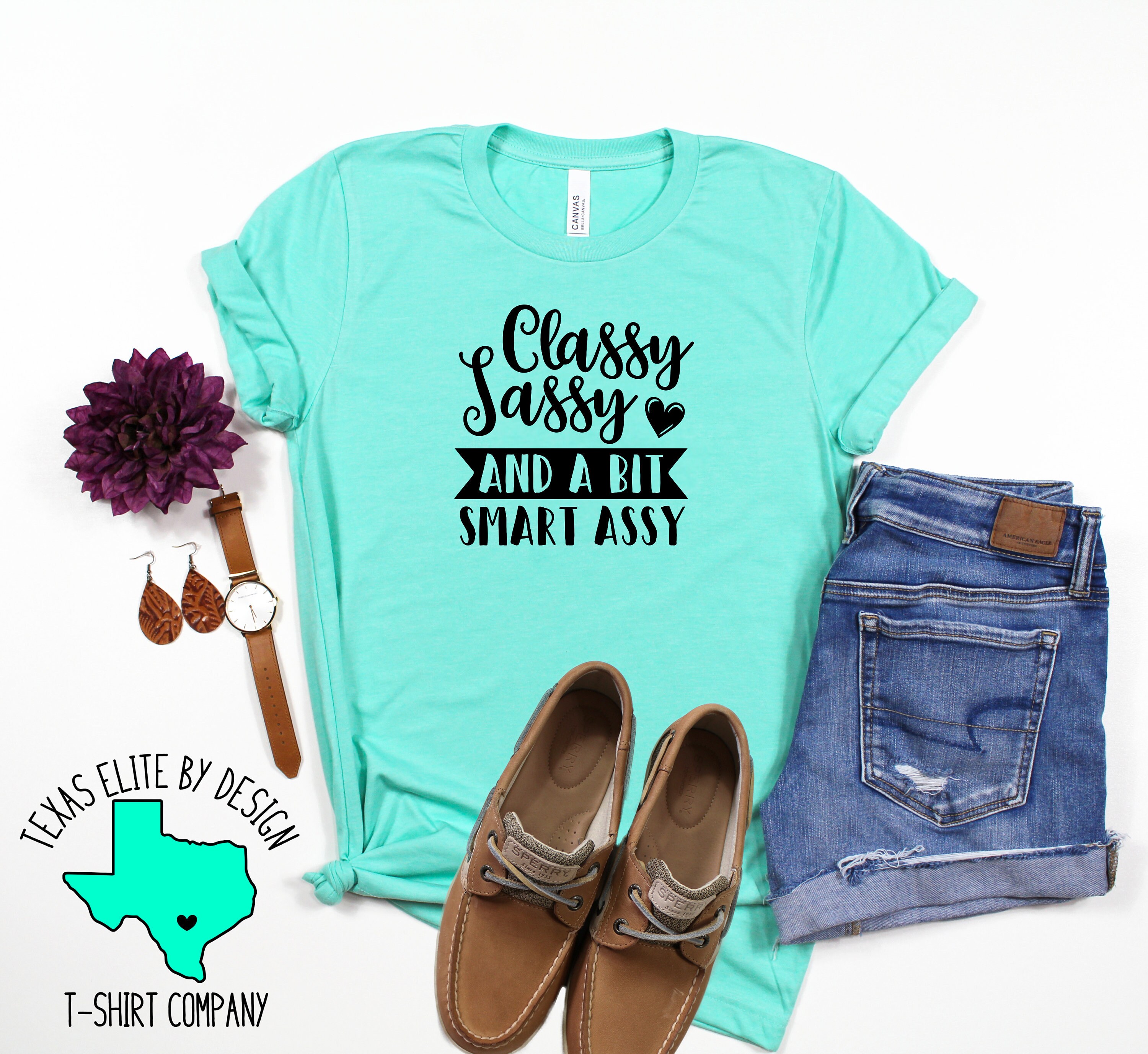 Classy Sassy Smart Assy Shirt Smart Ass Shirt Smartass | Etsy