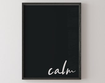 Calm | Christian Art Print | Scripture Art Prints | Christian Gifts | Christian Prints |  Inspirational Art Prints | Scripture Prints