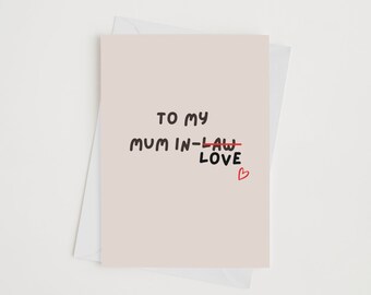 Cute Mother's Day Greeting Card for Mother in law  | Christian Greeting cards | Christian cards | Inspirational Greeting Cards