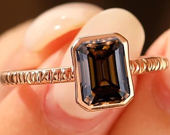 Coffee Brown Moissanite