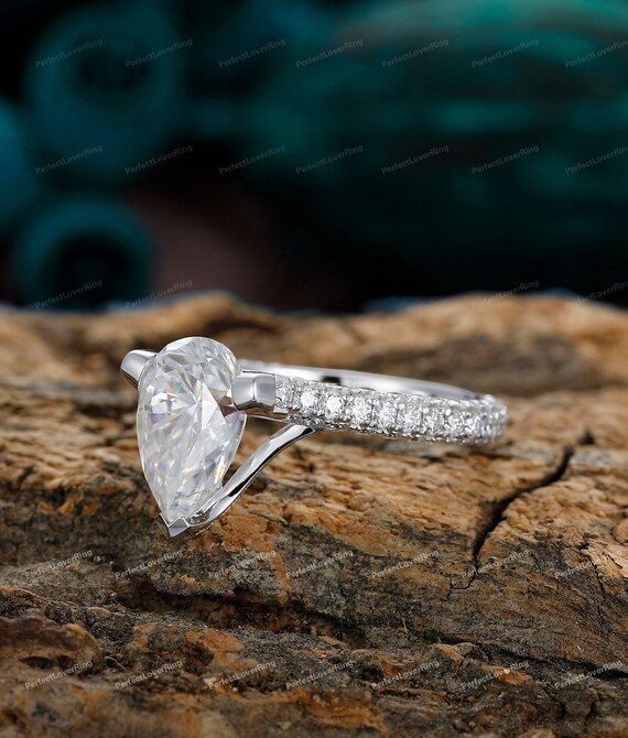 Baguette Ring Diamant Ring Jubiläumsring Verlobungsring Eternity Band