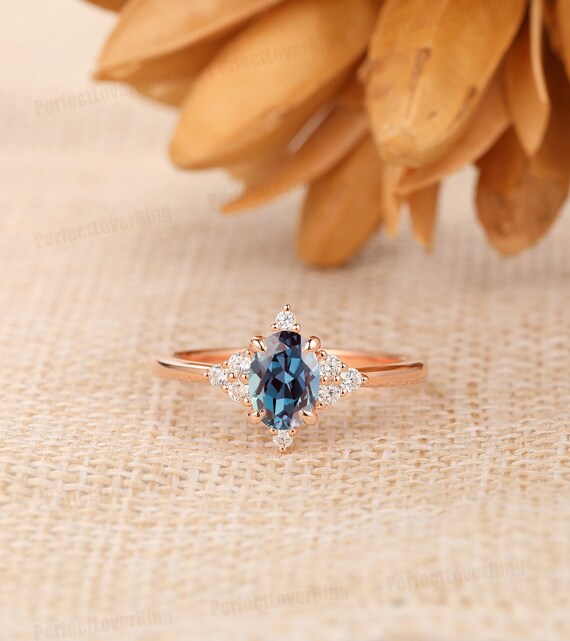 Vintage gemstone rings etsy deals