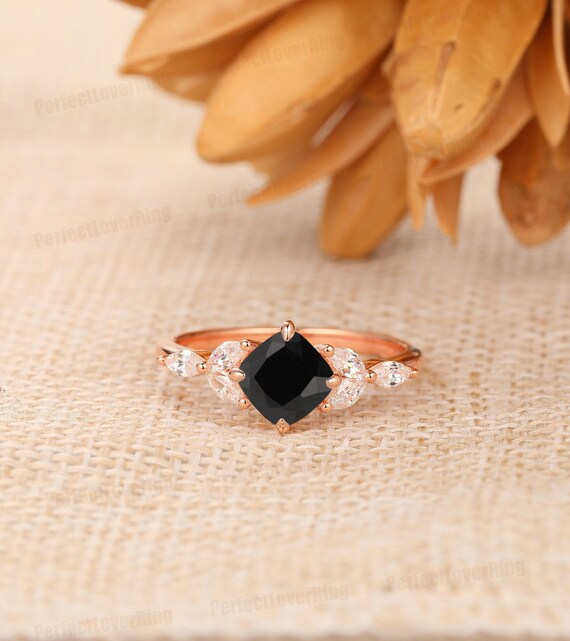 Vintage colored hotsell engagement rings