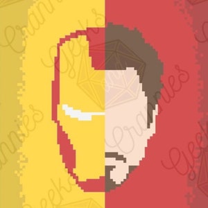 Tony Stark/Iron Man Blanket Pattern