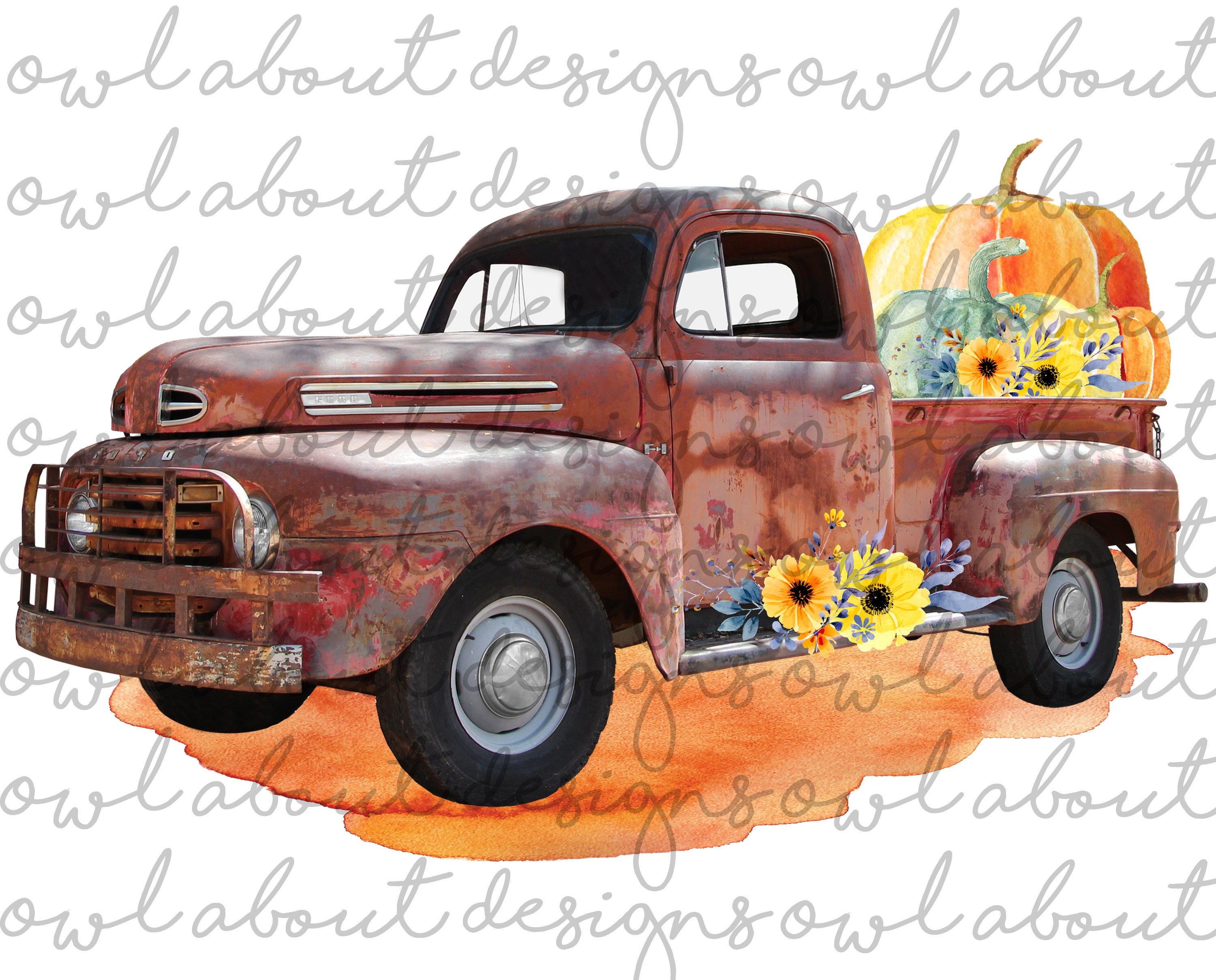 Free Free 128 Vintage Truck With Sunflowers Svg SVG PNG EPS DXF File