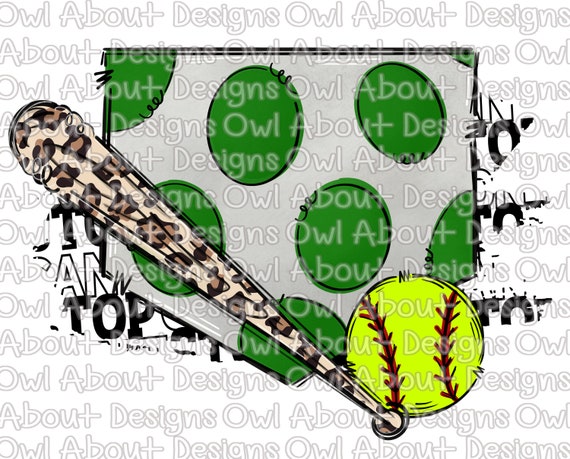 Green Softball Mix Digital Download. Softball. Sports. Spring Sports. Cheetah. Leopard. Ball. Clipart. PNG. Sublimation Design. Printable