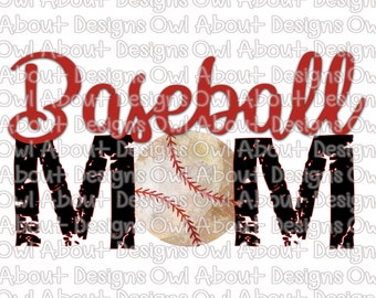 Grunge Baseball Digital Download. Baseball. Sublimation Download. Mom. Distressed Baseball. Sports. Clipart. Mama. Momma. Spring Sports. PNG