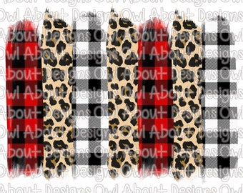 Commercial UsenBuffalo Plaid and Cheetah Brush Strokes Digital Download. Cheetah. Leopard. Brush Strokes.Buffalo Plaid. Sublimation Design.