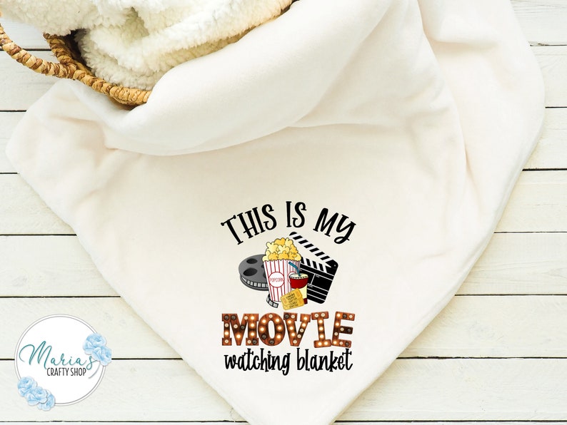 This is My Movie Watching Blanket Popcorn PNG Movie PNG Etsy