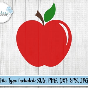 Apple svg, apple clipart, teacher svg, school svg, Apple cut files in svg, png, dxf, eps, jpg
