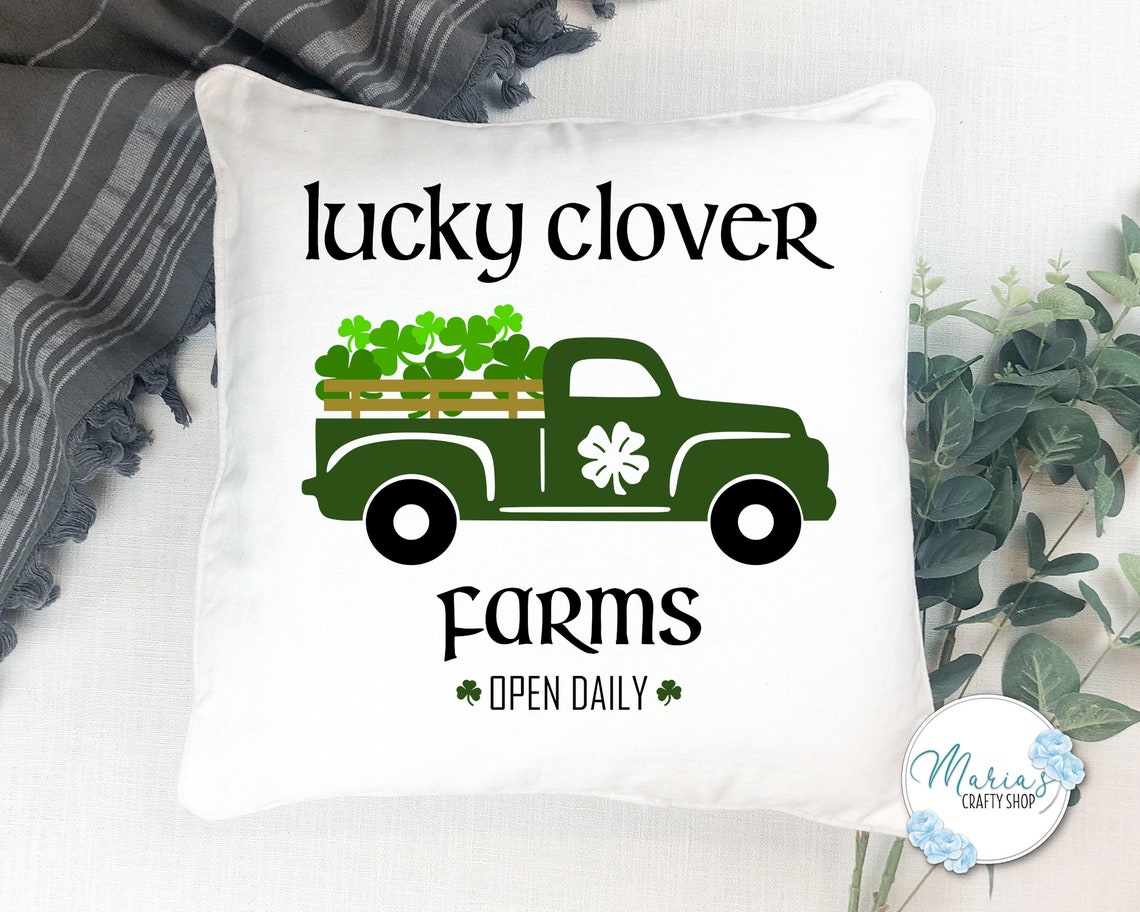 Free Free Truck With Shamrocks Svg 880 SVG PNG EPS DXF File