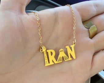 Uniqe & unisex necklace inspired by my country name
