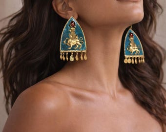 Handmade vintage earrings