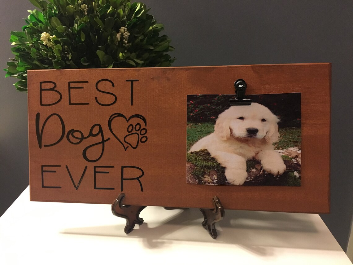 Picture Frame Dog Picture Frame Wooden Picture Frame Best Etsy
