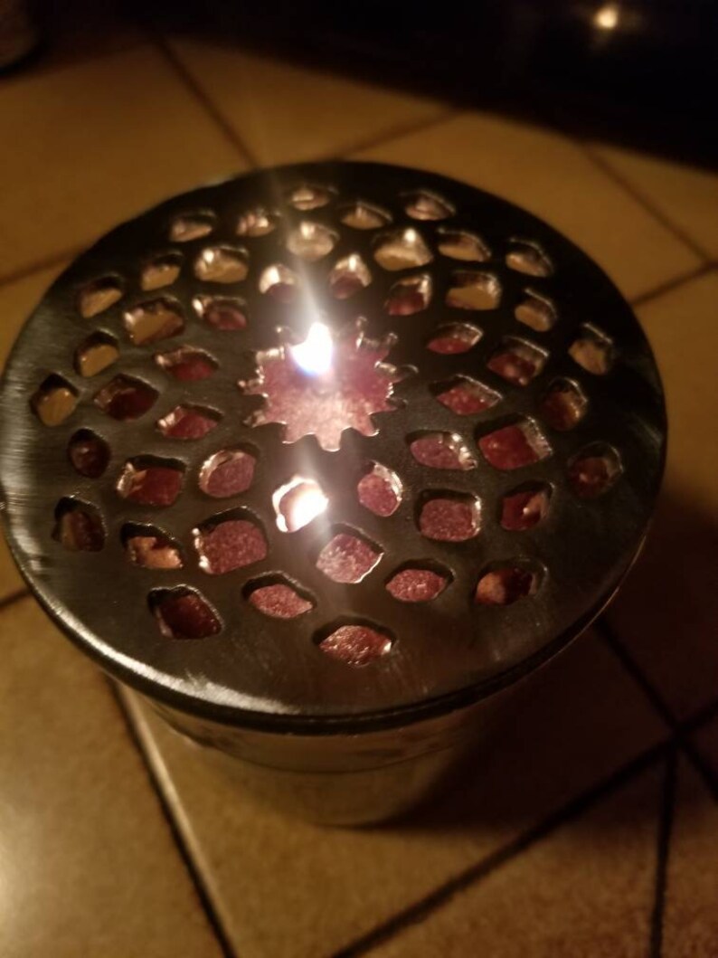 Candle jar topper yankee 2 wick medium and large. 10.5 and 22 Etsy