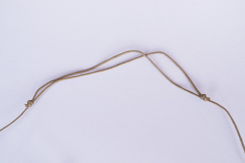 GREEN AVENTURINE crystal stone gemstone necklace pendant wrapped with sterling silver wire on brown beige cotton string