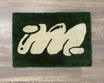 Handmade Tufted Rug, Cute Chill Sloth, Home Decor Living Room Bedroom ...