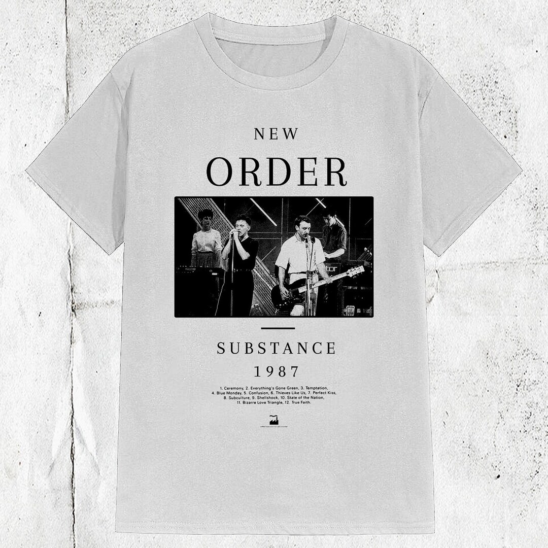 Vintage 80s New Order Band Tshirt Etsy