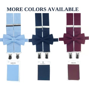 Davids bridal tie and matching pocket square in wine iris ice blue David&#39;s bridal midnight bow ties and suspenders in dusty sage