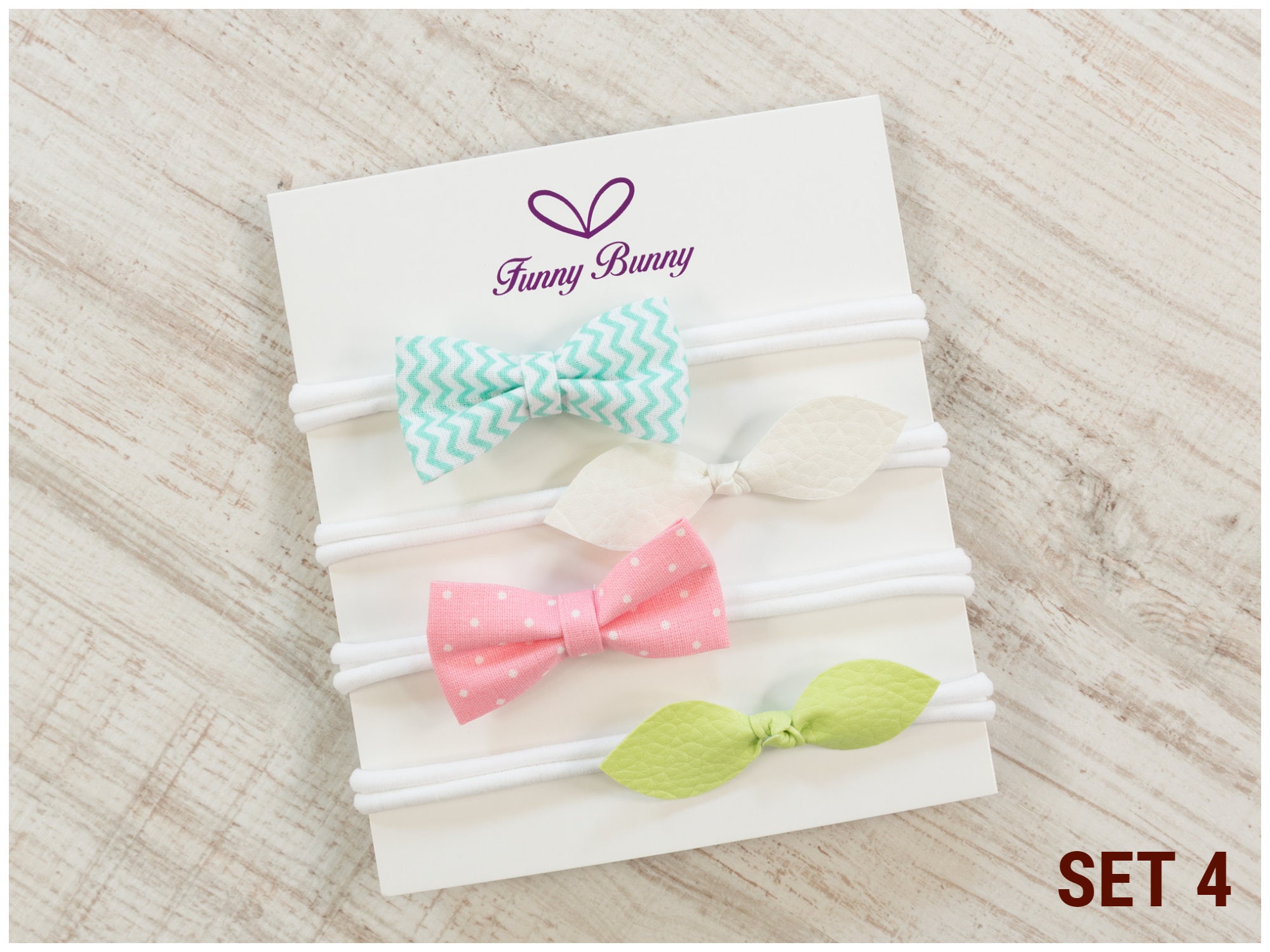 Baby girl birthday gift nylon headbands set linen bows mustard Etsy