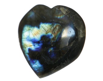 Small Labradorite Heart