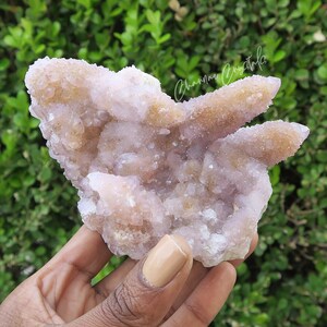 Purple Spirit Quartz Cluster - Amethyst Cactus Quartz - Crown Chakra - South Africa