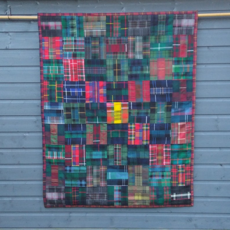 Plaid Quilt Tartan Quilt Tartan Blanket Plaid Blanket Plaid Throw Tartan Throw Made in Scotland Scottish Gift