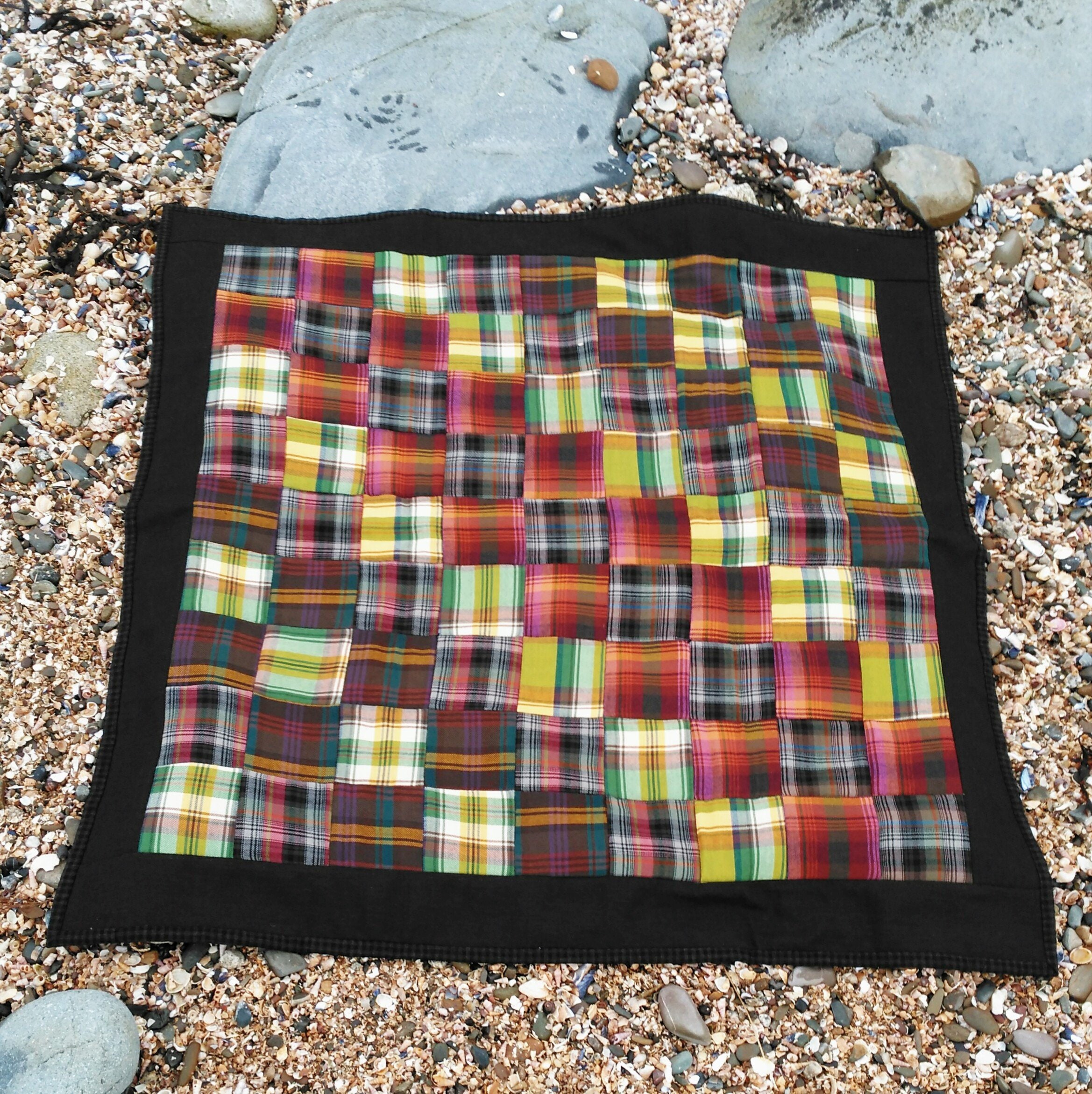 Tweed Quilt Plaid Quilt Handmade Made in Scotland Scottish Etsy