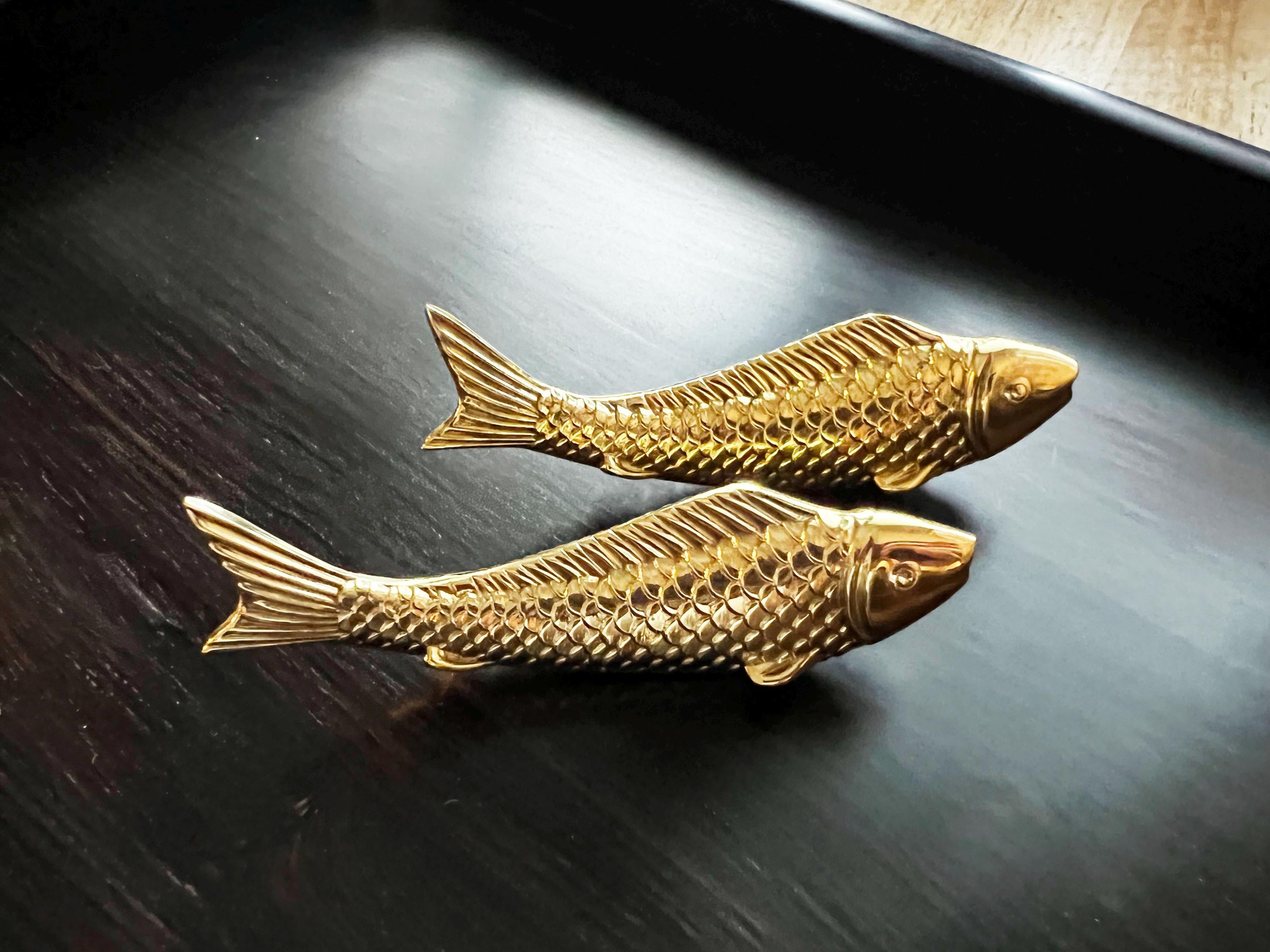 Fish Brass Knobs Kitchen Pulls and Knobs Cabinet Handles Knobs Nordic Style drawer Knobs pulls wardrobe Knob Cabinet Knobs,CP-0539